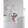 Apron of a kitchen with a photo print “The ability to relax”, adjustable, size OS