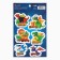 Paper stickers of the rating "Cool dinosaurs", 11 x 18 cm