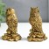 NECK Polystone for bronze "Filin on coins" set of 2 pcs 6x3.5x4 cm