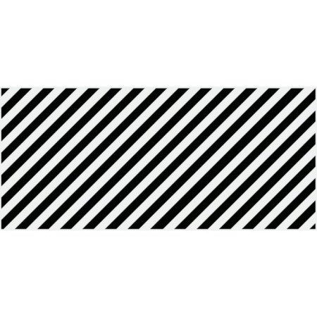 Evolution decor Black and white diagonals 440x200-1