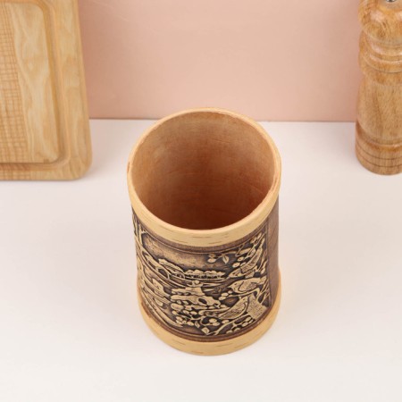 TUES "Winter Village", 9.5x10.5 cm, 1 l, birch bark-6