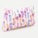 Cosmetic bag with lightning, beige color/multi -colored