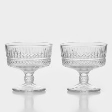 Set of glass creamy Elysia, 250 ml, 2 pcs