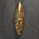 Suspension decor "mask" 18.5x5x10cm, bronze