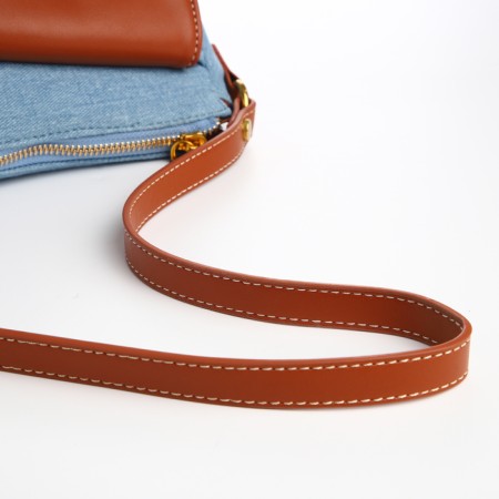Female bag Textura, average size, color of blue jeans-8