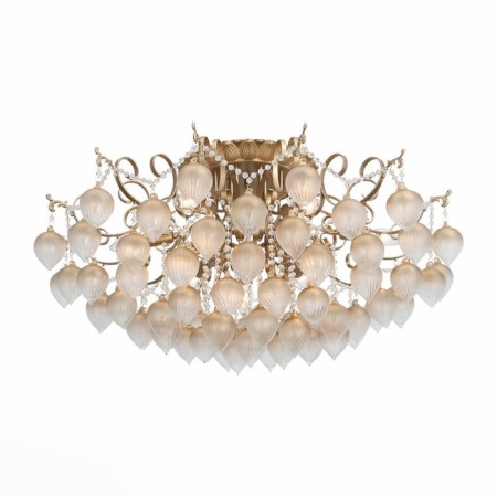 Ceiling Ceiling ST LUCE. SL659.302.09. Fruitti. 9x40 watts, E14, 85x85x20 cm, golden color-5