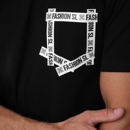 T -shirt SL Fashion, 46, black-2