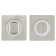 Turning handle Fuaro BK6 KM SN/CP-3, matte chromium/chrome