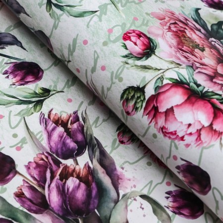 Package Paper, glossy "watercolor", 69 x100 cm-1