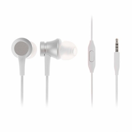 Headphones Xiaomi Mi In-Ear Basic ZBW43555TY, vacuum, microphone, 93DB, 3.5mm, 1.25m, silver