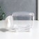 Casket Plastic "Sheep White" 8.5x8x13 cm