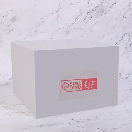 Great organizer for storage, with a lid, glass, with a mirror -bottom, 1 section, 15 × 15 × 8.5 cm, the color is transparent/copper-12