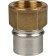 Stout SFP-0002-000132, 1 "x 32 mm, internal thread, brass