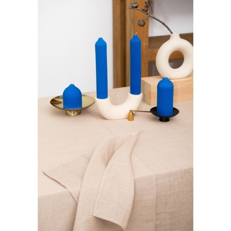 Baby breeze of beige flax Essential, size 150x250 cm-10