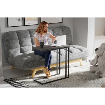 Table coffee olon LDSP 700*320*680 chipper Egger: concrete chicago dark gray/frame metal color: black-1