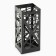 Claus stand "Abstraction" Black, 24x24x56cm