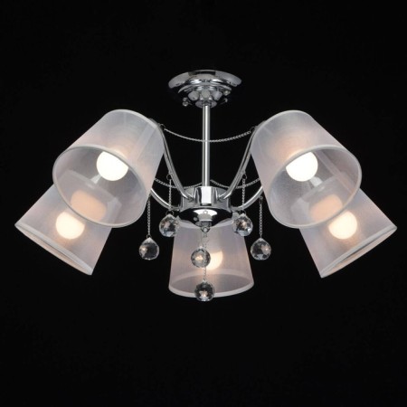 Lazio chandelier, 5x60W E27, color chrome-1