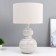 Josephine table lamp E27 40W white 25x25x40.5 cm Risalux