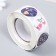 Stick Paper "Bright flowers. Gratitude" d = 2.5 cm 500 pcs in a roll 3x6.5x6.5 cm