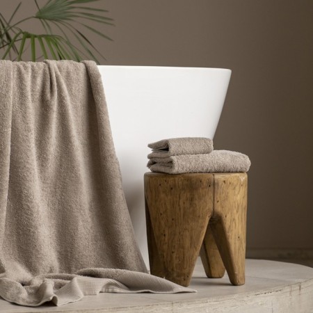 Terry towel Pasionaria "Play", 450 gr, size 50x90 cm, color gray color-1