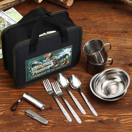 Set for the picnic "Good Fisherman", 10 items-1