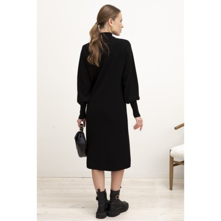 Female dress, size s, black color-1