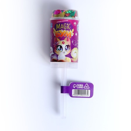 Crys on the Magic Boom stick with stickers, cat-2