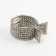 Hair clamp with rhinestones "Tenderness", 3.5 x 4.5 x 1.5 cm
