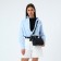 Bag Cross-Bodi with a zipper, black color