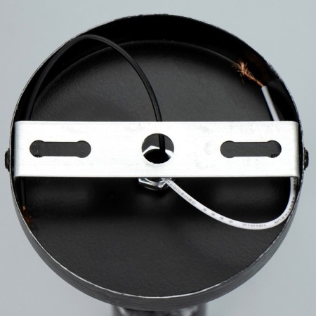 Bra "Miyava" 1x40W E27 Black with a silver patina 9x10x13 cm-6