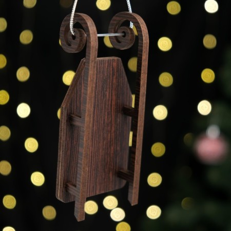 Christmas tree decoration "Sanctors No. 5", 12.5 x 6 cm-3
