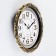 Watching clock, series: interior, "felicia", discrete move, d-31 cm, 1 aa