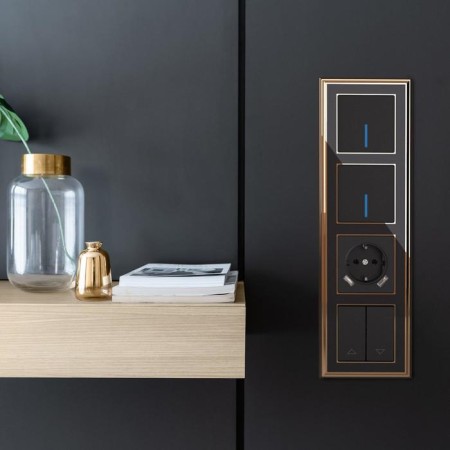 Gluture switch WL08-01-02, black matte color-4