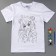 Set for creativity T-shirt-coloring "Girl Moon", size 128-134 cm