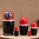 Matryoshka "Berry", red scarf, 5-doll, 19 cm