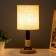 Table lamp "Mirabel" E27 40W black 16x16x36.5 cm Risalux