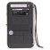 Radio receiver portable signal ether-17 black