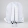 School textile school with lacing, white color