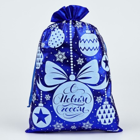Boach Gift brocade "New Year's toys", blue, 20 x 30 cm, new year-1