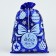 Boach Gift brocade "New Year's toys", blue, 20 x 30 cm, new year