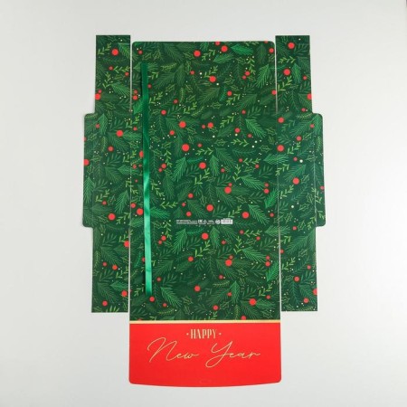 Happy New Year folding box, 31 x 24.5 x 9 cm, New Year-5