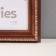 Photo frame plastic "Babylon" 30x40 cm, burgundy