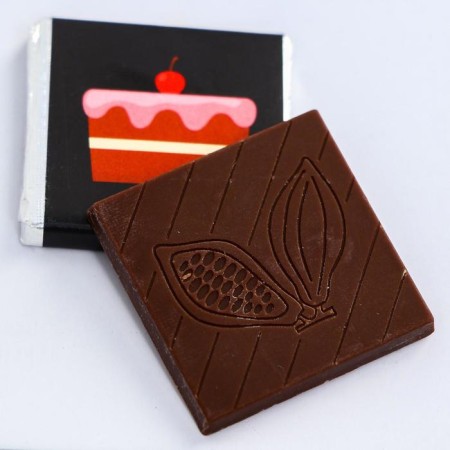 Milk chocolate "Happy", postcard, 5 g (18+)-4
