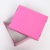 Folding box, pink, 31.2 x 25.6 x 16.1 cm