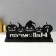 Summary Metal for 5 candles "Halloween. Pumpkin" black 14x29.5x6 cm