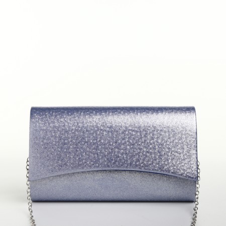 Women's bag on magnet, blue color
