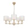 Caustra Freya FR5015PL-05G Tiana, 620x620x1440 mm, E14, 5x40W, color gold