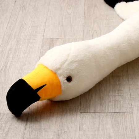 Soft toy "Flamingo", 190 cm, white color-1