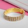 Bracelet Children's "chosen" ice, 3 rows, white color in gold