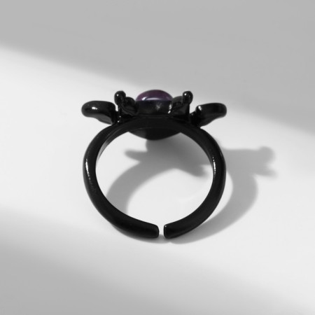 Ring "Monster" with wings, the color is black, dimensionless-3